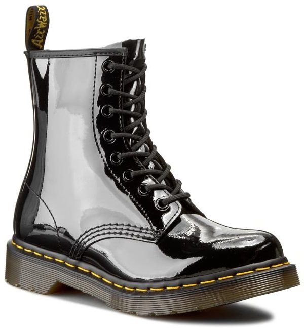 Dr Martens BLACK PATENT LAMPER